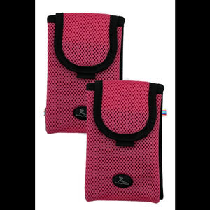 Buddy Pouch On the Go 2-Pack of Belt-Free Mini Plus Pouches Pink